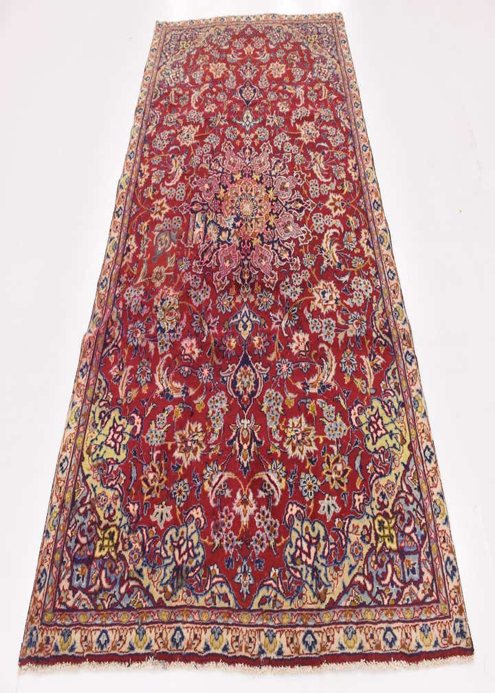5' 7 x 8' 8 Hand Knotted Isfahan Persian Wool Rug