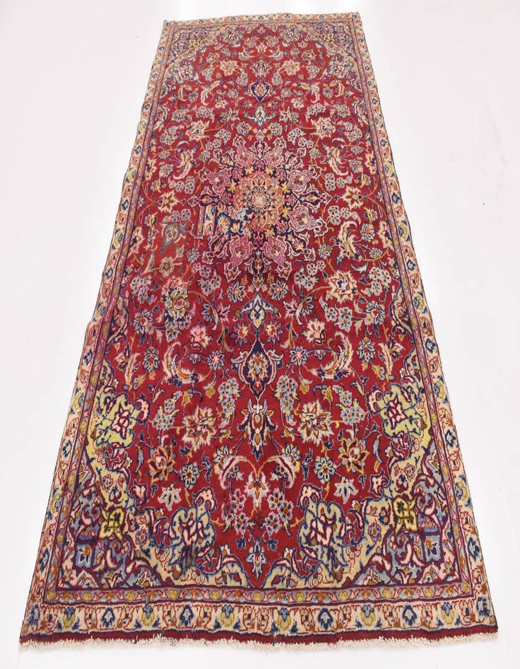 Detail image of 5' 7 x 8' 8 Hand Knotted Isfahan Persian Wool Rug