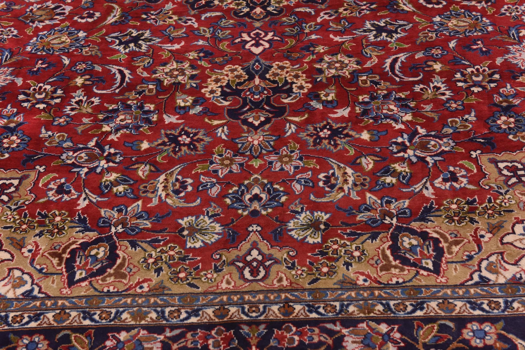 300cm x 395cm anudado a mano Isfahan Alfombra Persa Lana