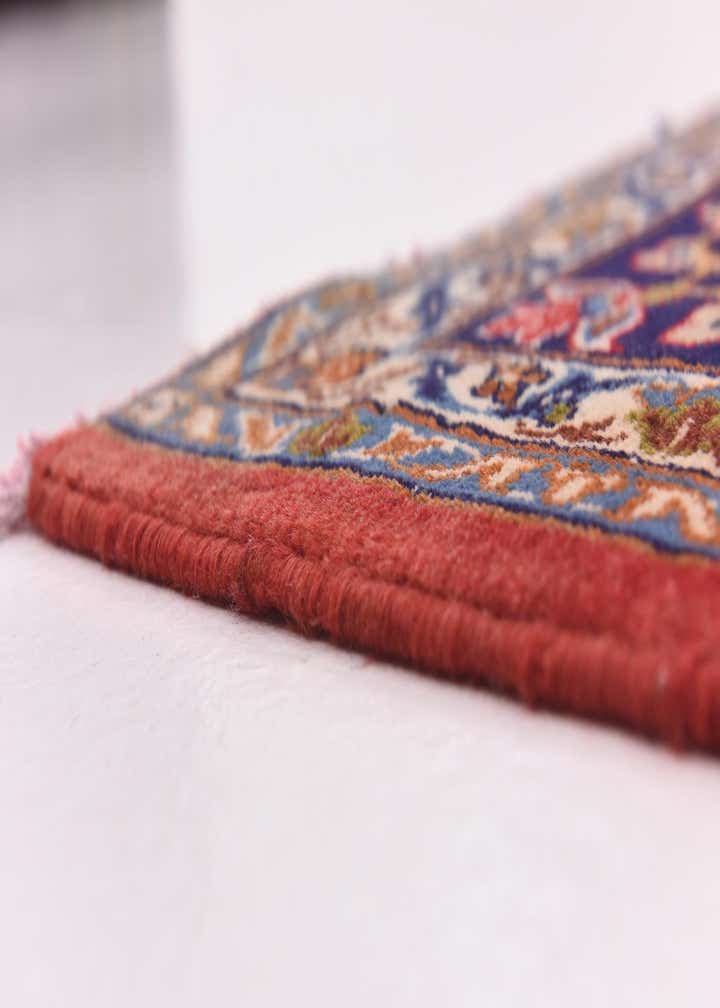 9' 10 x 13' Hand Knotted Isfahan Persian Wool Rug