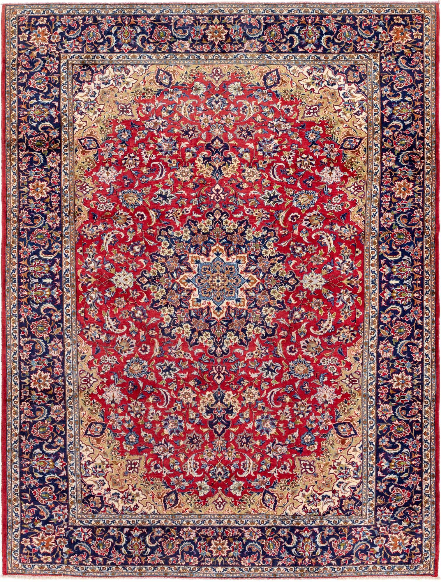 300cm x 395cm anudado a mano Isfahan Alfombra Persa Lana
