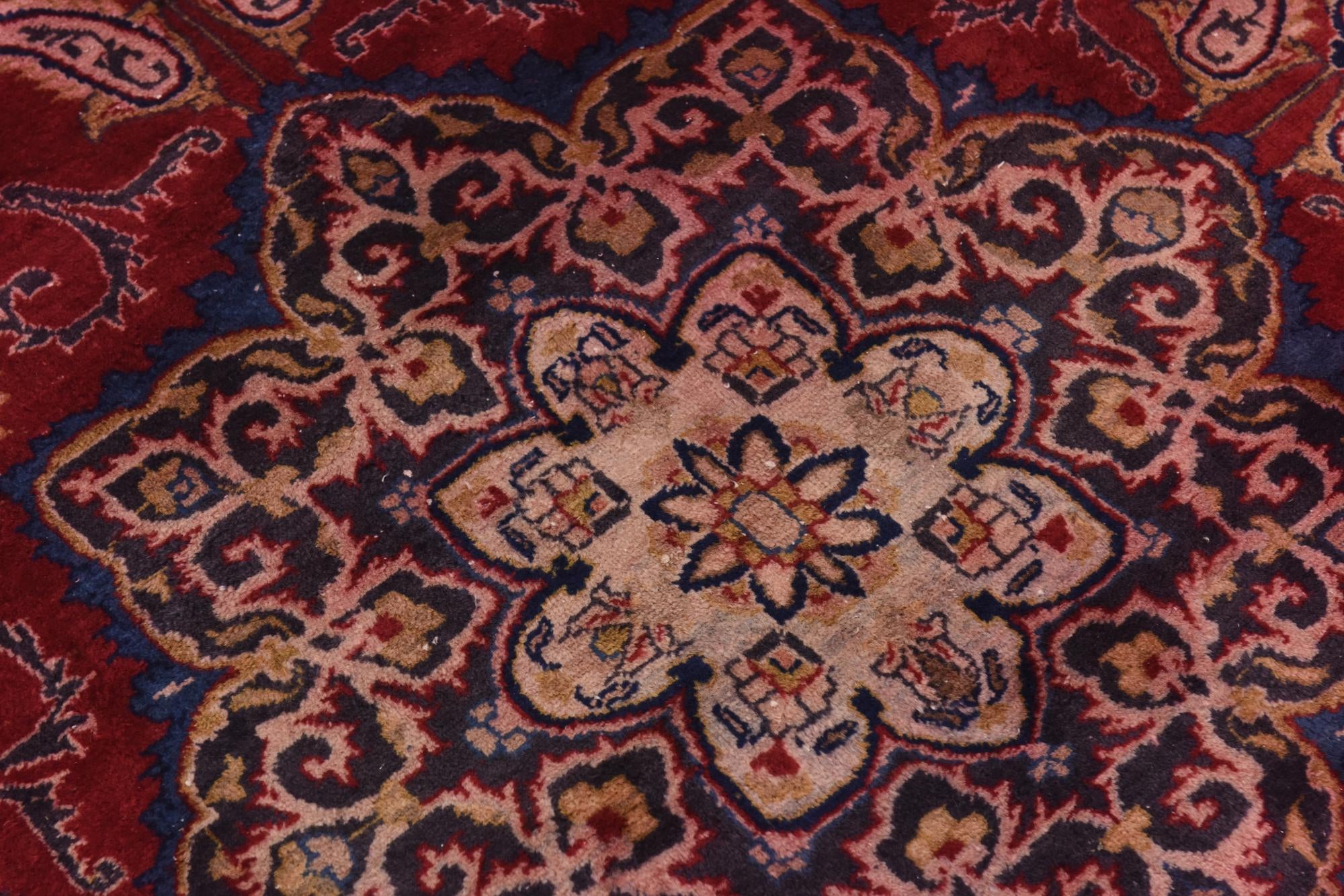 9' 8 x 13' Hand Knotted Isfahan Persian Wool Rug