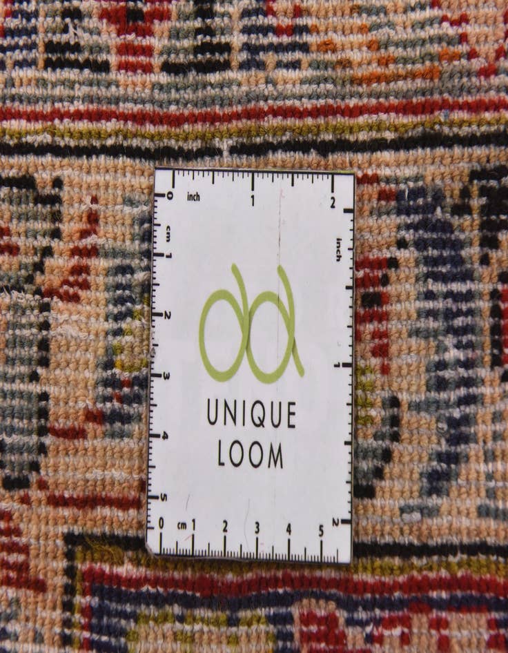 Detail image of 9' 8 x 13'  Hand Knotted Isfahan Persian Wool Rug