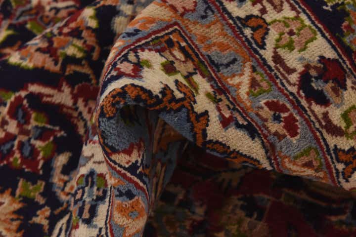 9' 10 x 13' 2 Hand Knotted Isfahan Persian Wool Rug