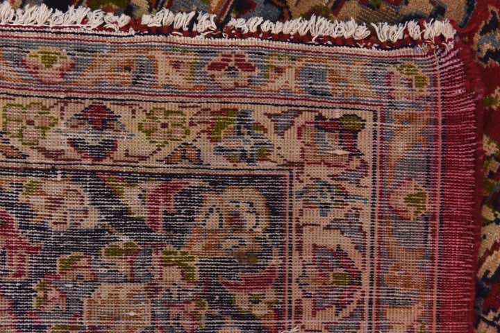 9' 10 x 13' 2 Hand Knotted Isfahan Persian Wool Rug