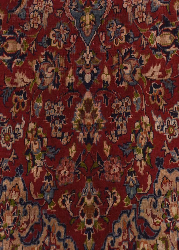 9' 10 x 13' 2 Hand Knotted Isfahan Persian Wool Rug