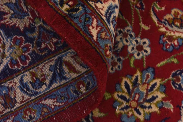 9' 10 x 13' 7 Hand Knotted Isfahan Persian Wool Rug