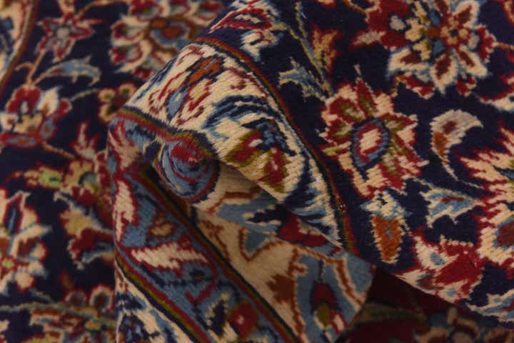 9' 10 x 13' 7 Hand Knotted Isfahan Persian Wool Rug