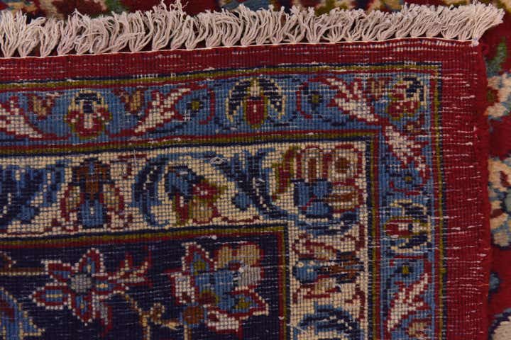 9' 10 x 13' 7 Hand Knotted Isfahan Persian Wool Rug
