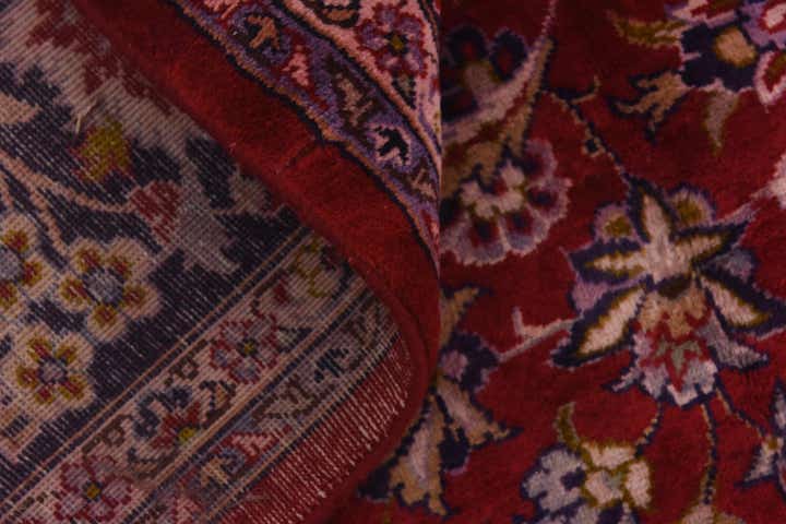 9' 6 x 13' 3 Hand Knotted Isfahan Persian Wool Rug