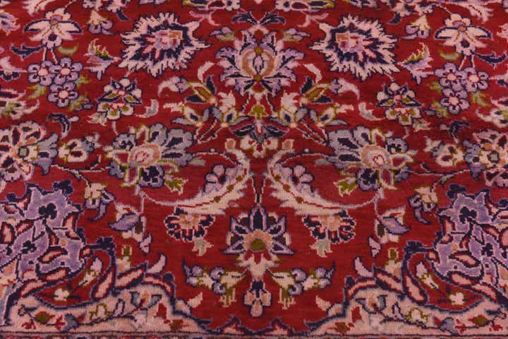 9' 6 x 13' 3 Hand Knotted Isfahan Persian Wool Rug