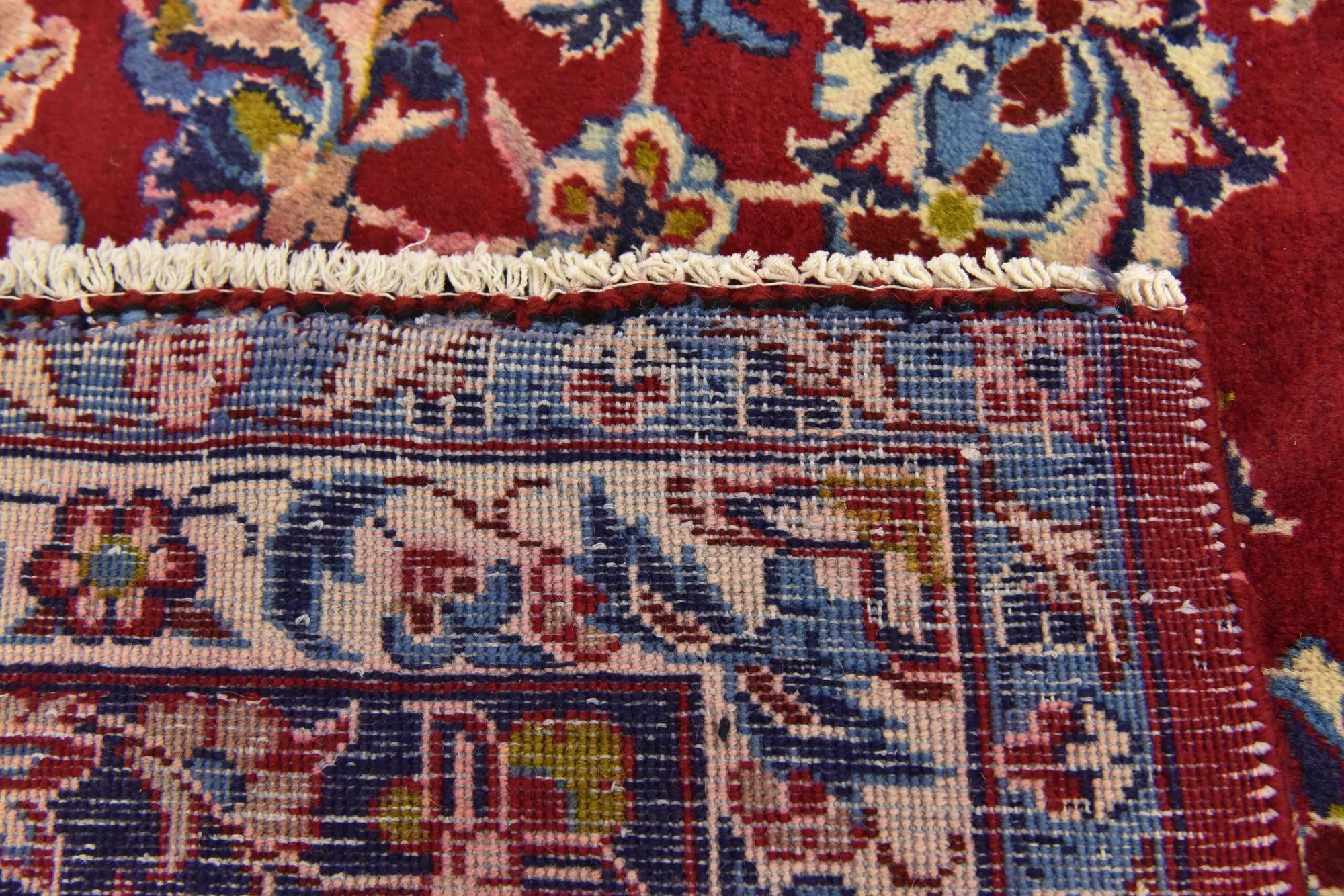 9' 8 x 13' Hand Knotted Isfahan Persian Wool Rug