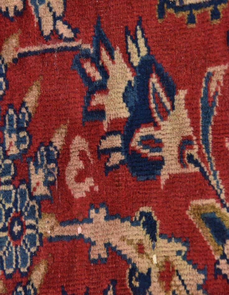 Detail image of 9' x 13' 3 Hand Knotted Isfahan Persian Wool Rug