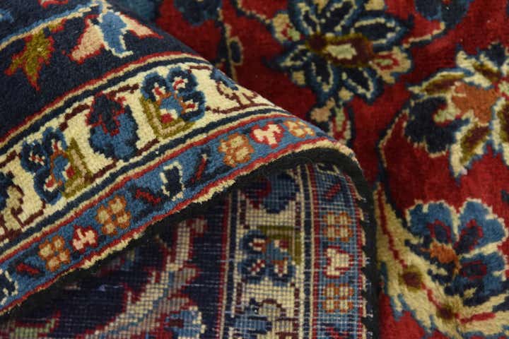 9' 8 x 12' 10 Hand Knotted Isfahan Persian Wool Rug