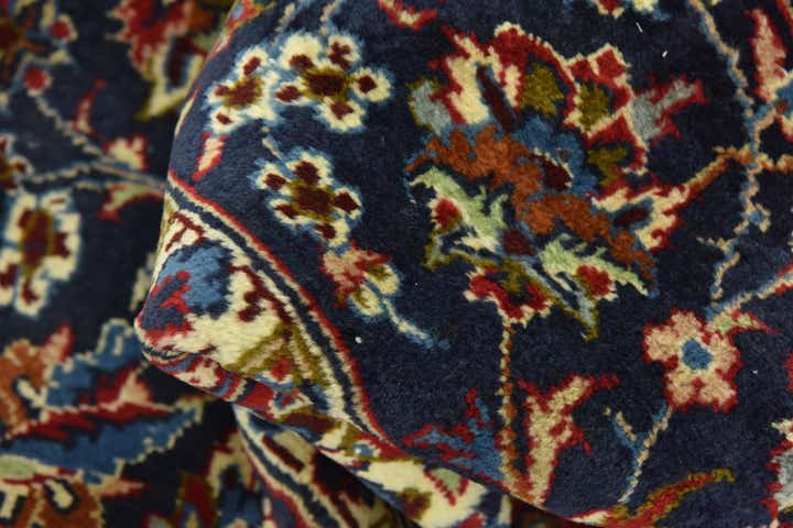 9' 8 x 12' 10 Hand Knotted Isfahan Persian Wool Rug