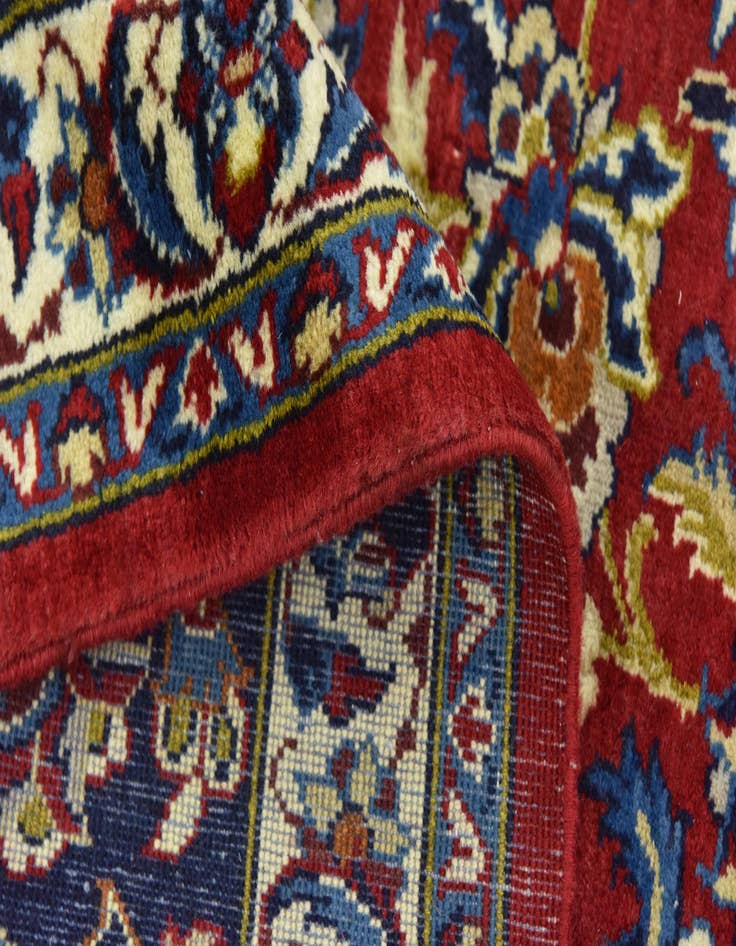 Detail image of 10' 1 x 13' 10  Hand Knotted Isfahan Persian Wool Rug