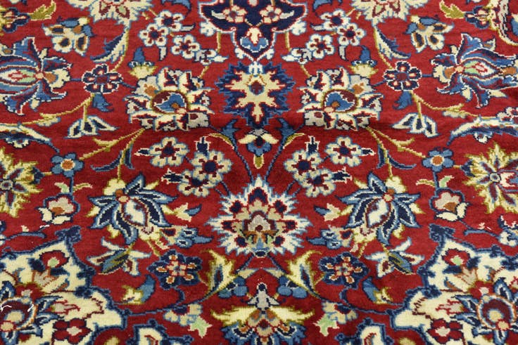 Detail image of 10' 1 x 13' 10 Hand Knotted Isfahan Persian Wool Rug