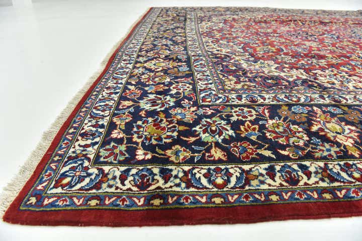 10' 1 x 13' 10 Hand Knotted Isfahan Persian Wool Rug