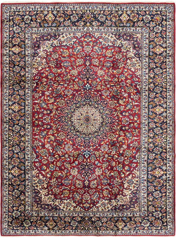 10' 1 x 13' 10 Hand Knotted Isfahan Persian Wool Rug
