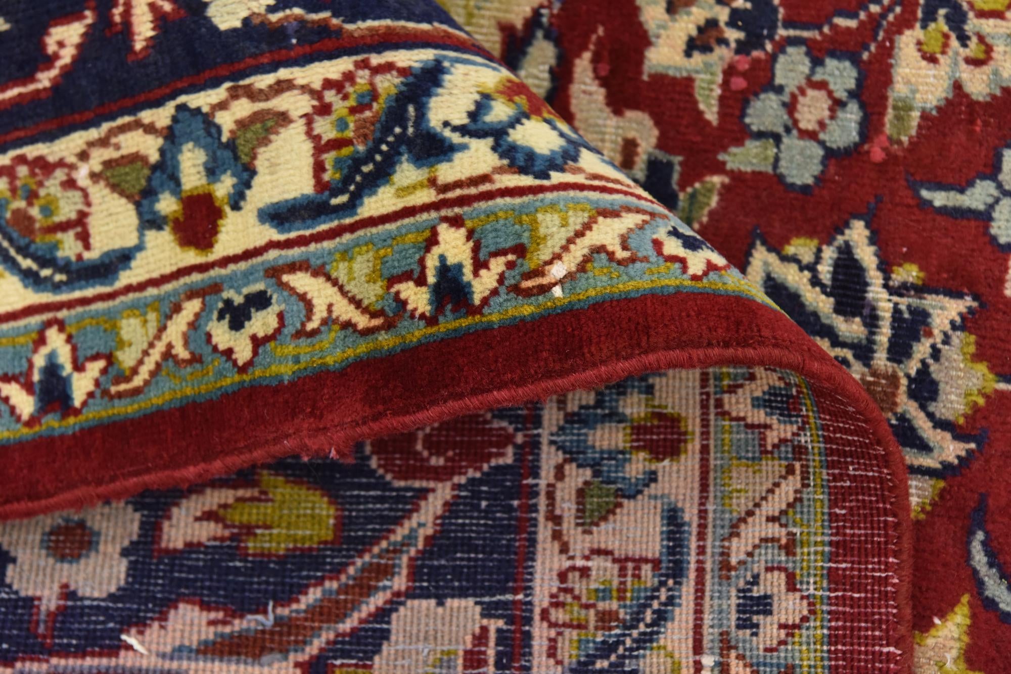 300cm x 405cm Hand Knotted Isfahan Persian Wool Rug