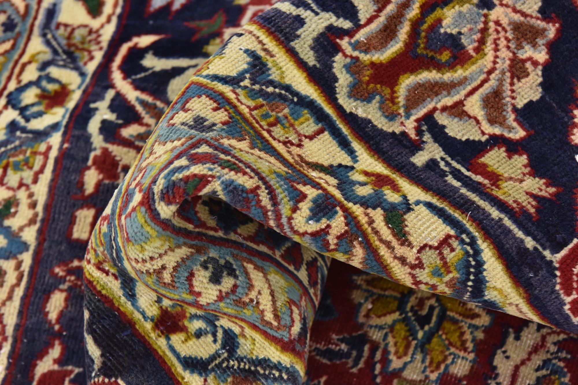 300cm x 405cm Hand Knotted Isfahan Persian Wool Rug