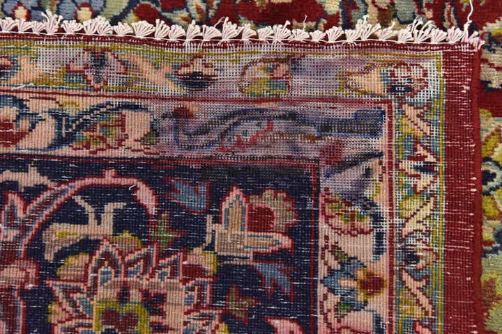 300cm x 405cm Hand Knotted Isfahan Persian Wool Rug
