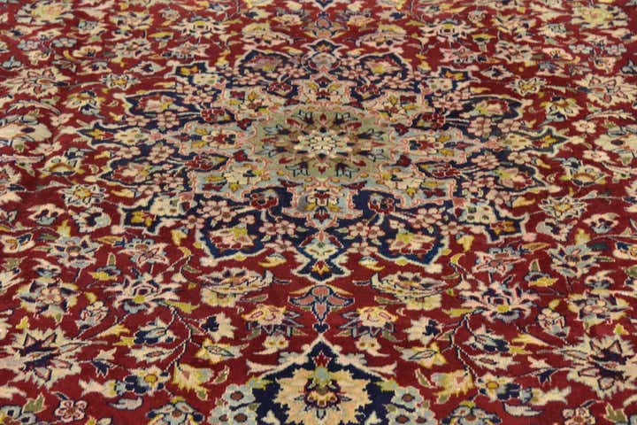 300cm x 405cm Hand Knotted Isfahan Persian Wool Rug