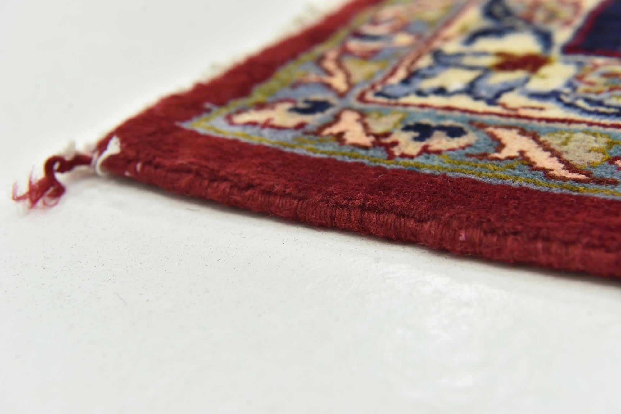 300cm x 405cm Hand Knotted Isfahan Persian Wool Rug