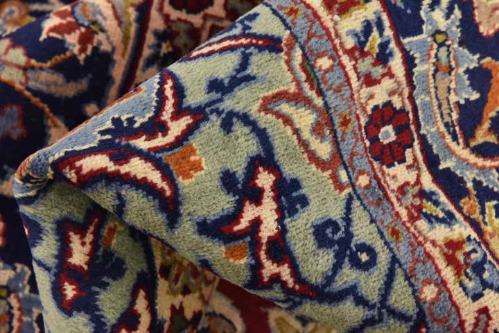 9' 9 x 13' 3 Hand Knotted Isfahan Persian Wool Rug