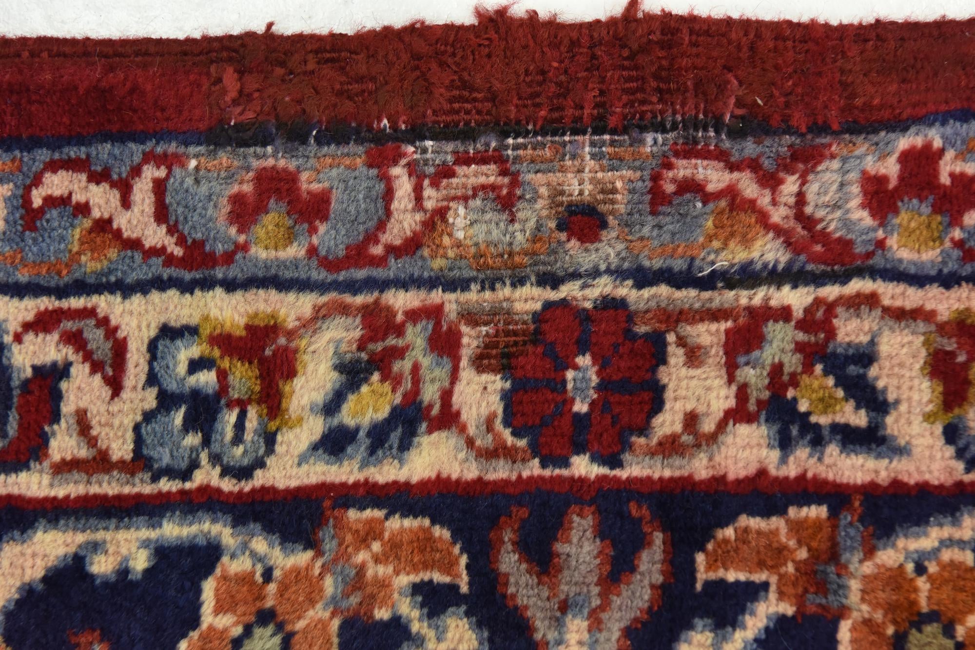 9' 9 x 13' 3 Hand Knotted Isfahan Persian Wool Rug