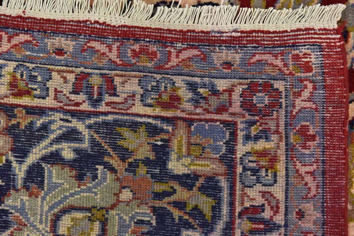 9' 9 x 13' 3 Hand Knotted Isfahan Persian Wool Rug