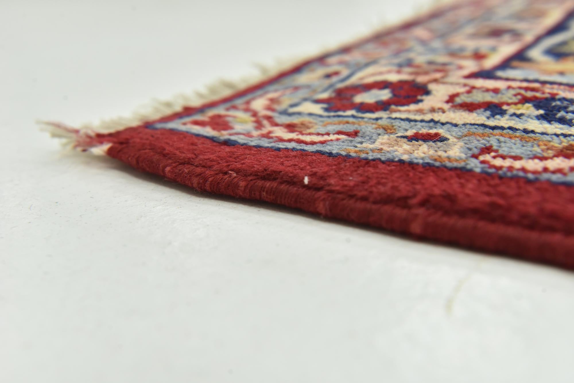 9' 9 x 13' 3 Hand Knotted Isfahan Persian Wool Rug