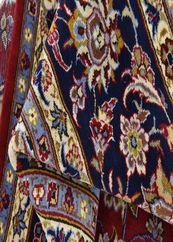 9' 9 x 13' 4 Hand Knotted Isfahan Persian Wool Rug