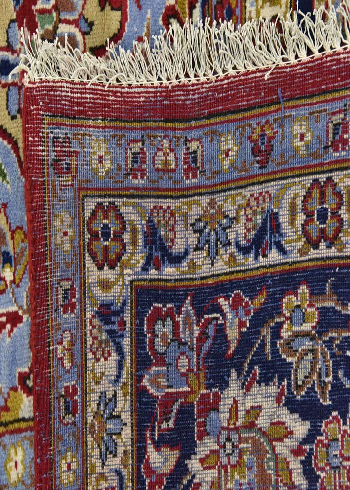 9' 9 x 13' 4 Hand Knotted Isfahan Persian Wool Rug