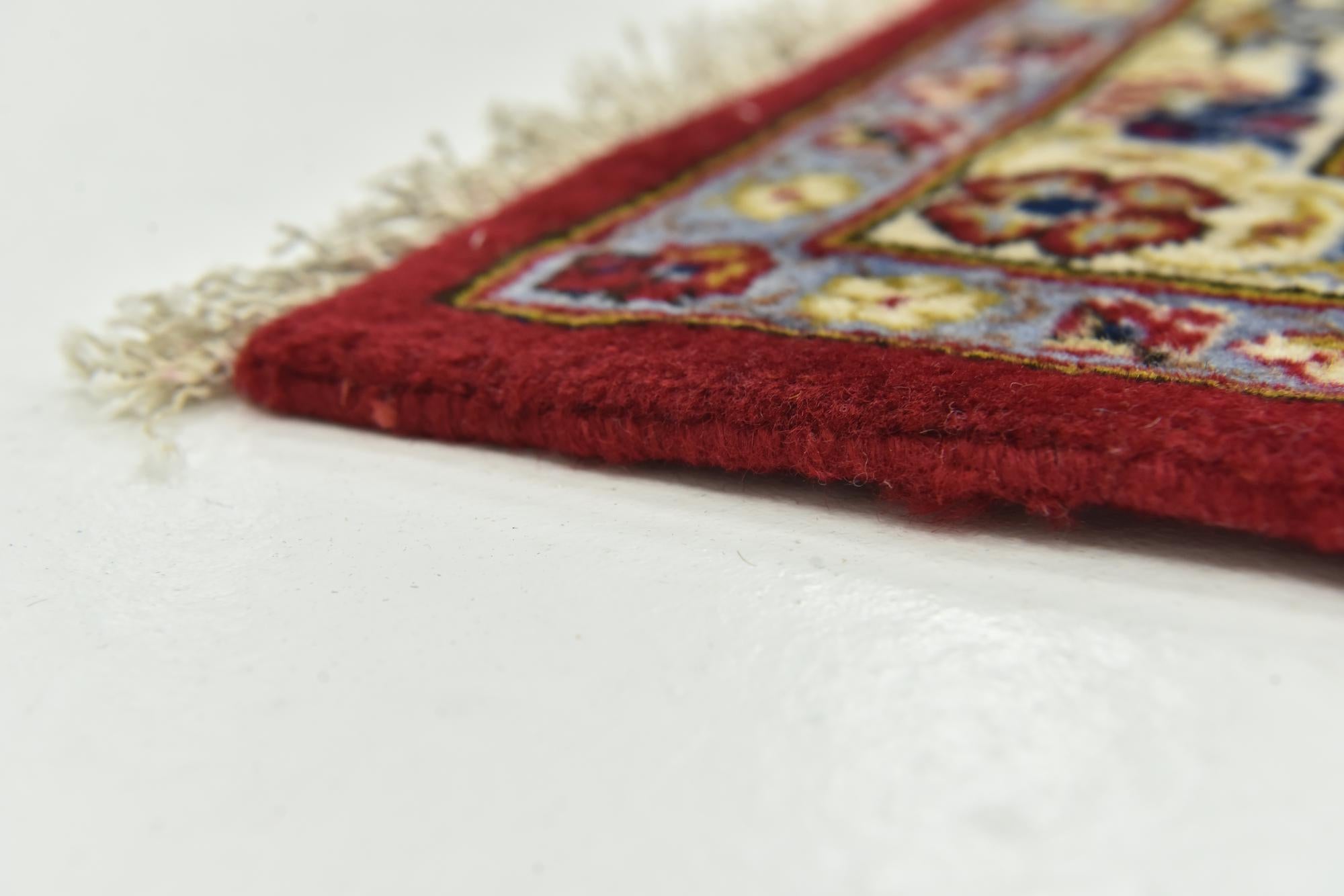 9' 9 x 13' 4 Hand Knotted Isfahan Persian Wool Rug