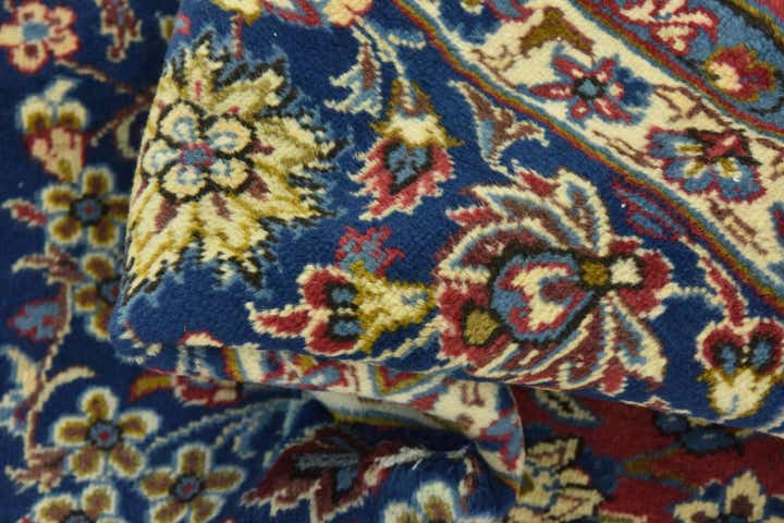 9' 9 x 12' 8 Hand Knotted Isfahan Persian Wool Rug