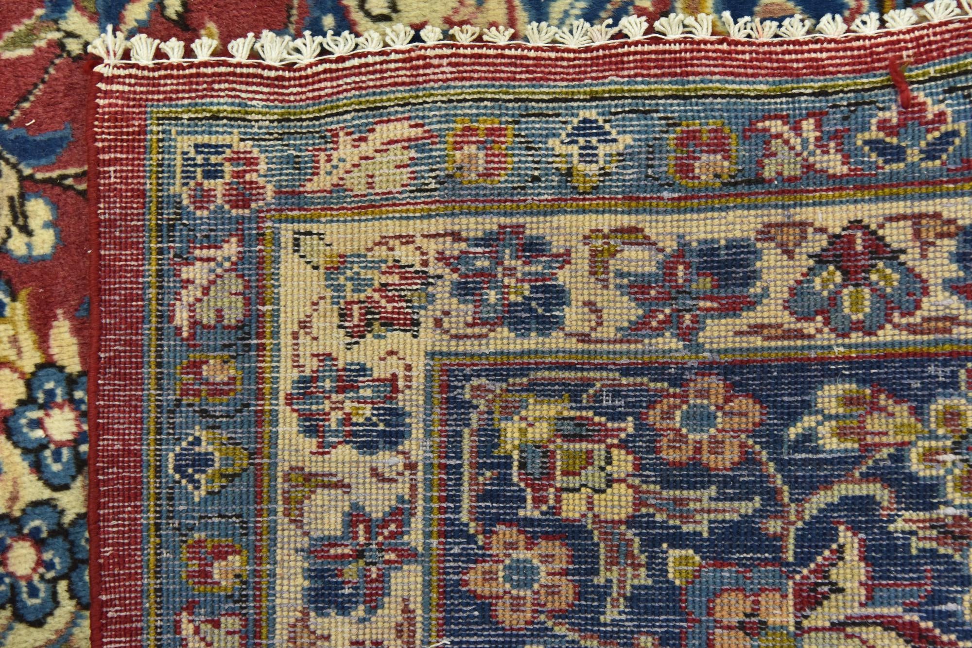 9' 9 x 12' 8 Hand Knotted Isfahan Persian Wool Rug