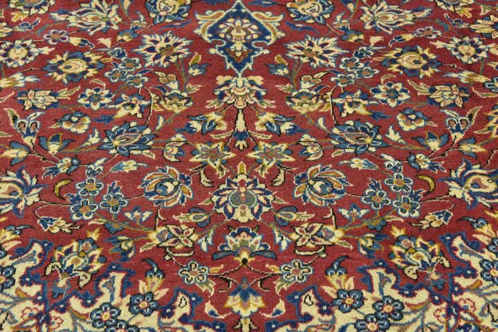 9' 9 x 12' 8 Hand Knotted Isfahan Persian Wool Rug