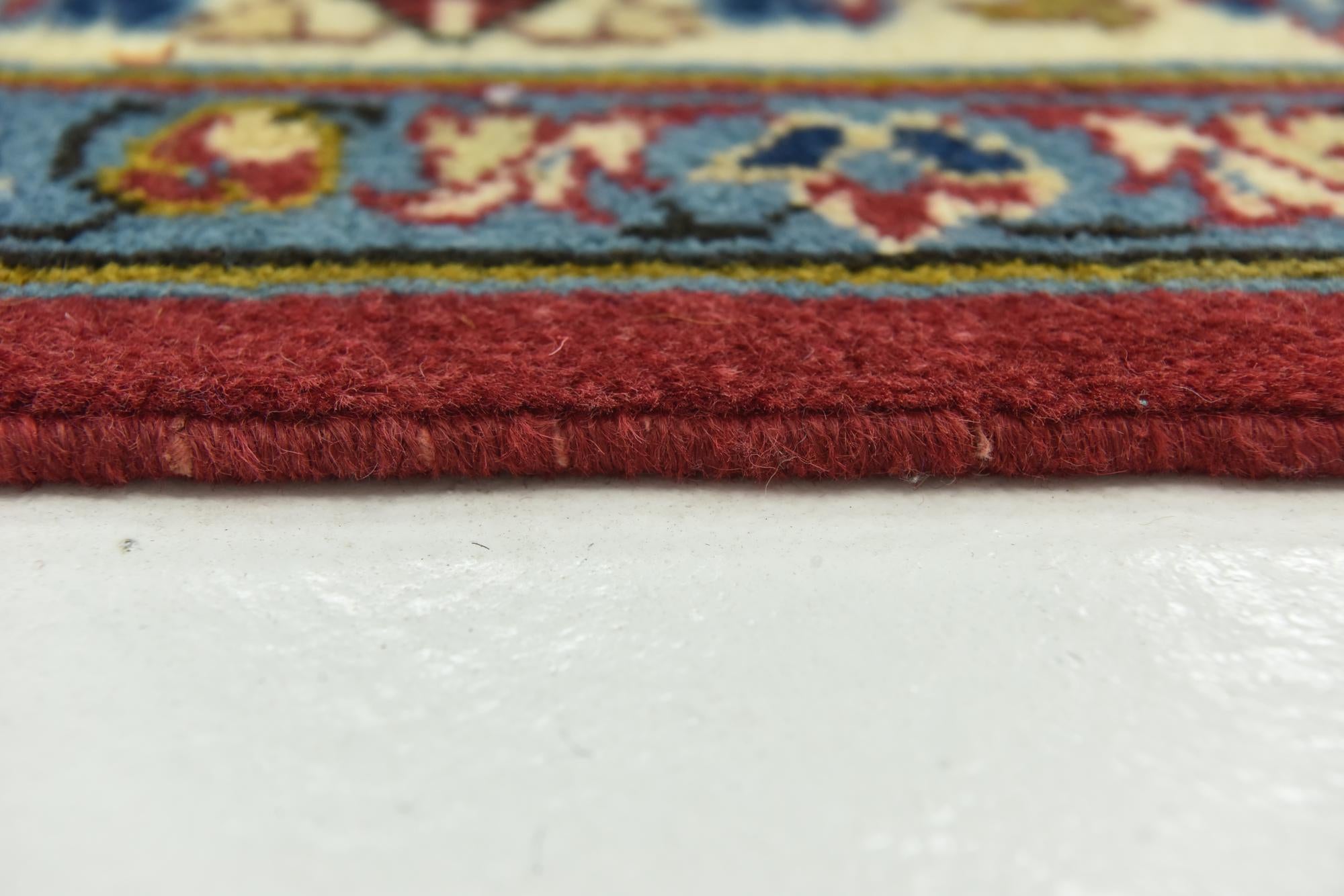 9' 9 x 12' 8 Hand Knotted Isfahan Persian Wool Rug
