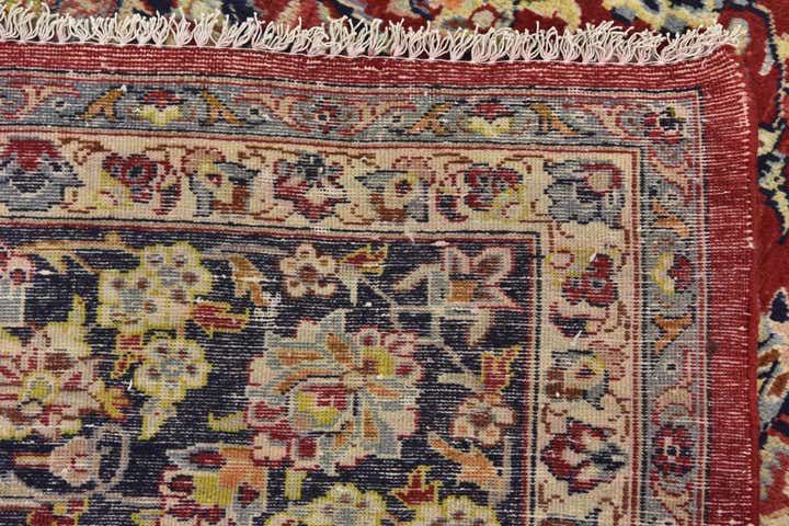 9' 9 x 13' 6 Hand Knotted Isfahan Persian Wool Rug