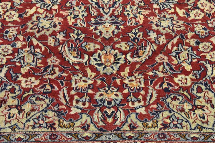 9' 9 x 13' 6 Hand Knotted Isfahan Persian Wool Rug