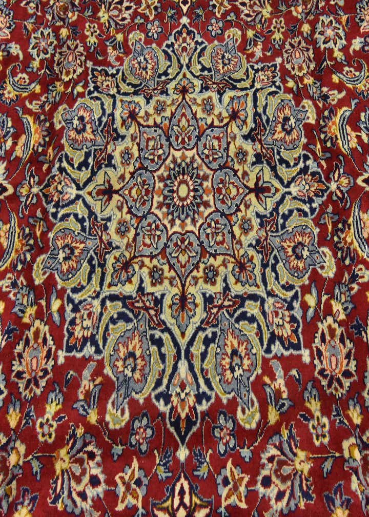 10' 1 x 13' 2 Hand Knotted Isfahan Persian Wool Rug