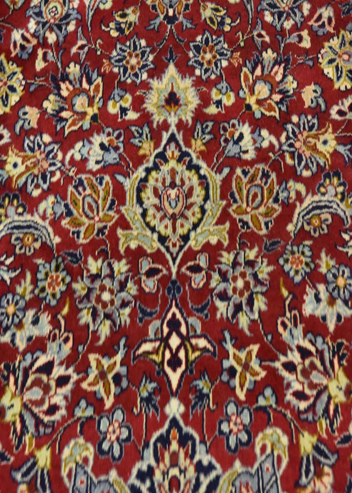 10' 1 x 13' 2 Hand Knotted Isfahan Persian Wool Rug