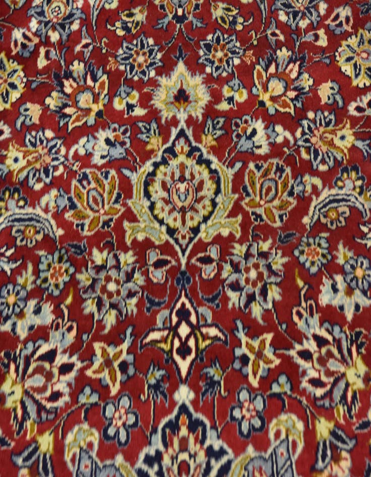 Detail image of 10' 1 x 13' 2 Hand Knotted Isfahan Persian Wool Rug