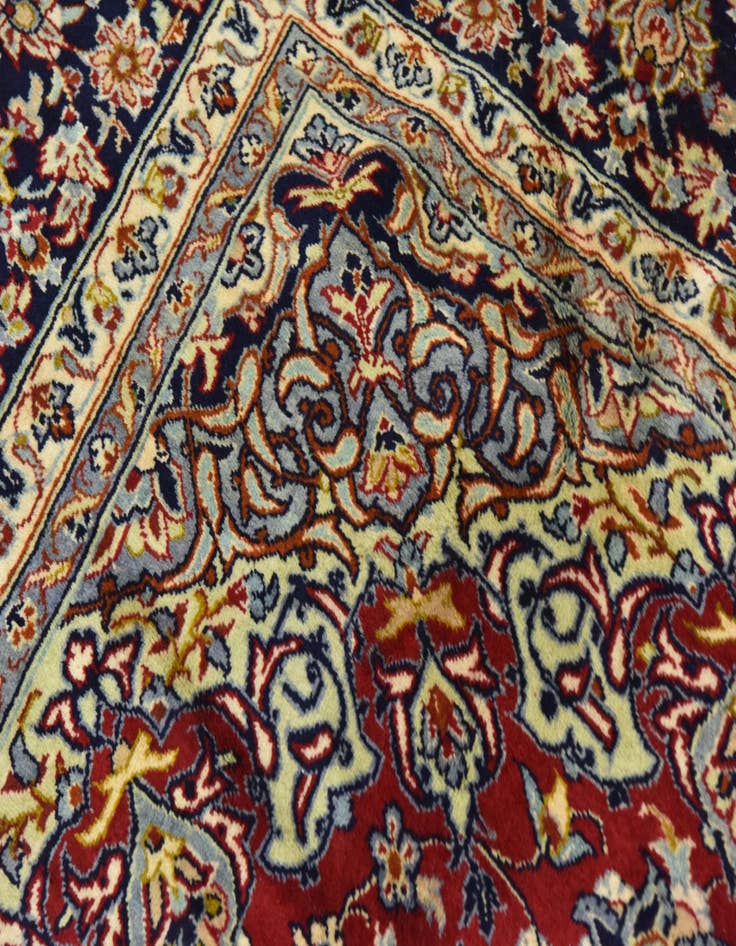 Detail image of 10' 1 x 13' 2 Hand Knotted Isfahan Persian Wool Rug