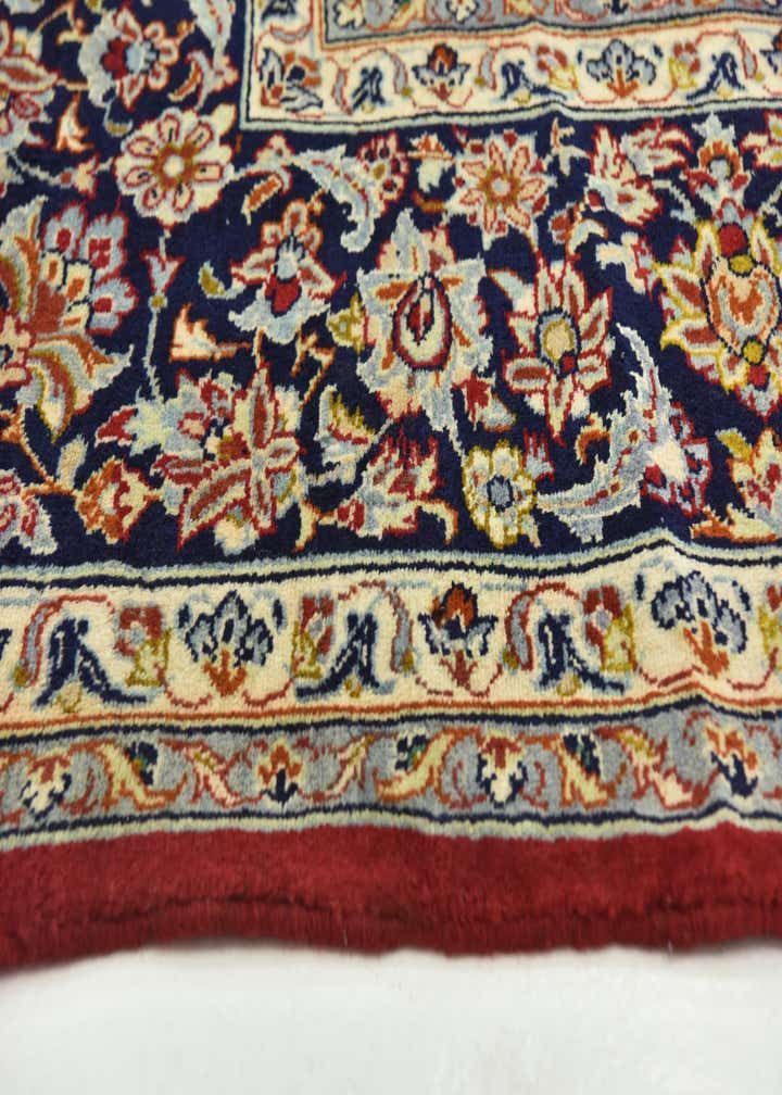 10' 1 x 13' 2 Hand Knotted Isfahan Persian Wool Rug
