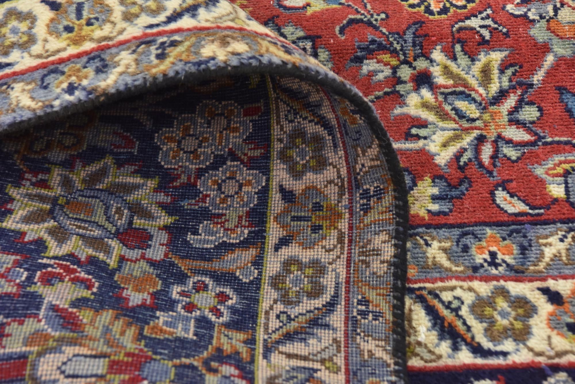 295cm x 400cm Hand Knotted Isfahan Persian Wool Rug