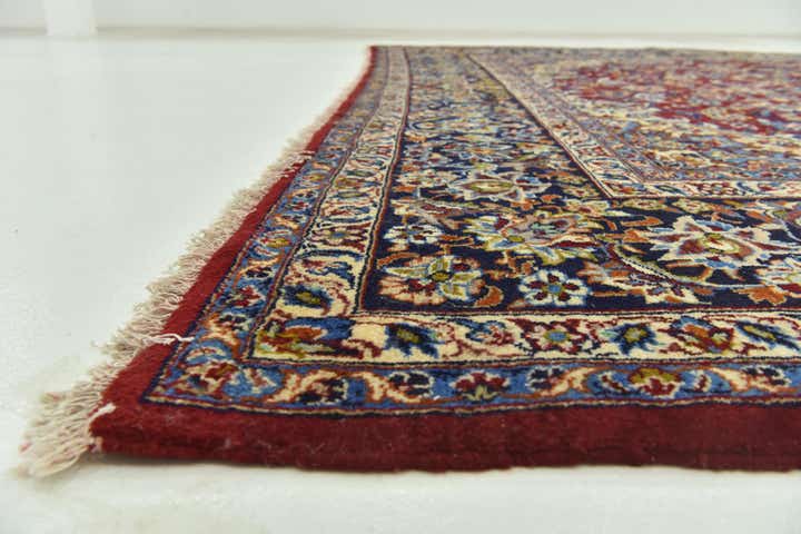 9' 8 x 14' 3 Hand Knotted Isfahan Persian Wool Rug