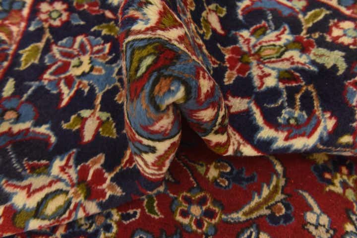 9' 9 x 13' Hand Knotted Isfahan Persian Wool Rug