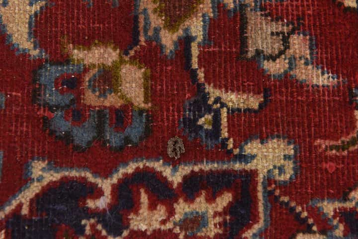 9' 9 x 13' Hand Knotted Isfahan Persian Wool Rug